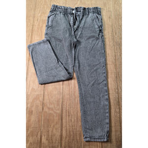 H&M Girls Relaxed Jeans Grey Wash Denim Size 8 (8-9Y)